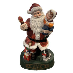 Vintage Santa Claus 1920 USA, Porcelain Christmas Figure